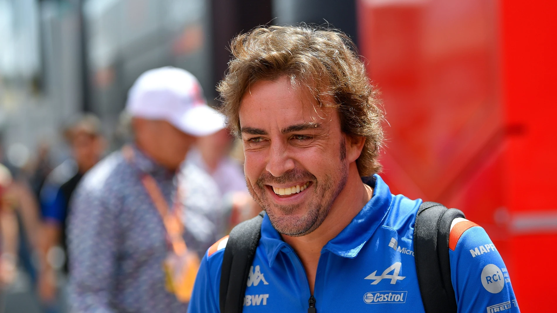 Fernando Alonso durante el Gran Premio de Hungría