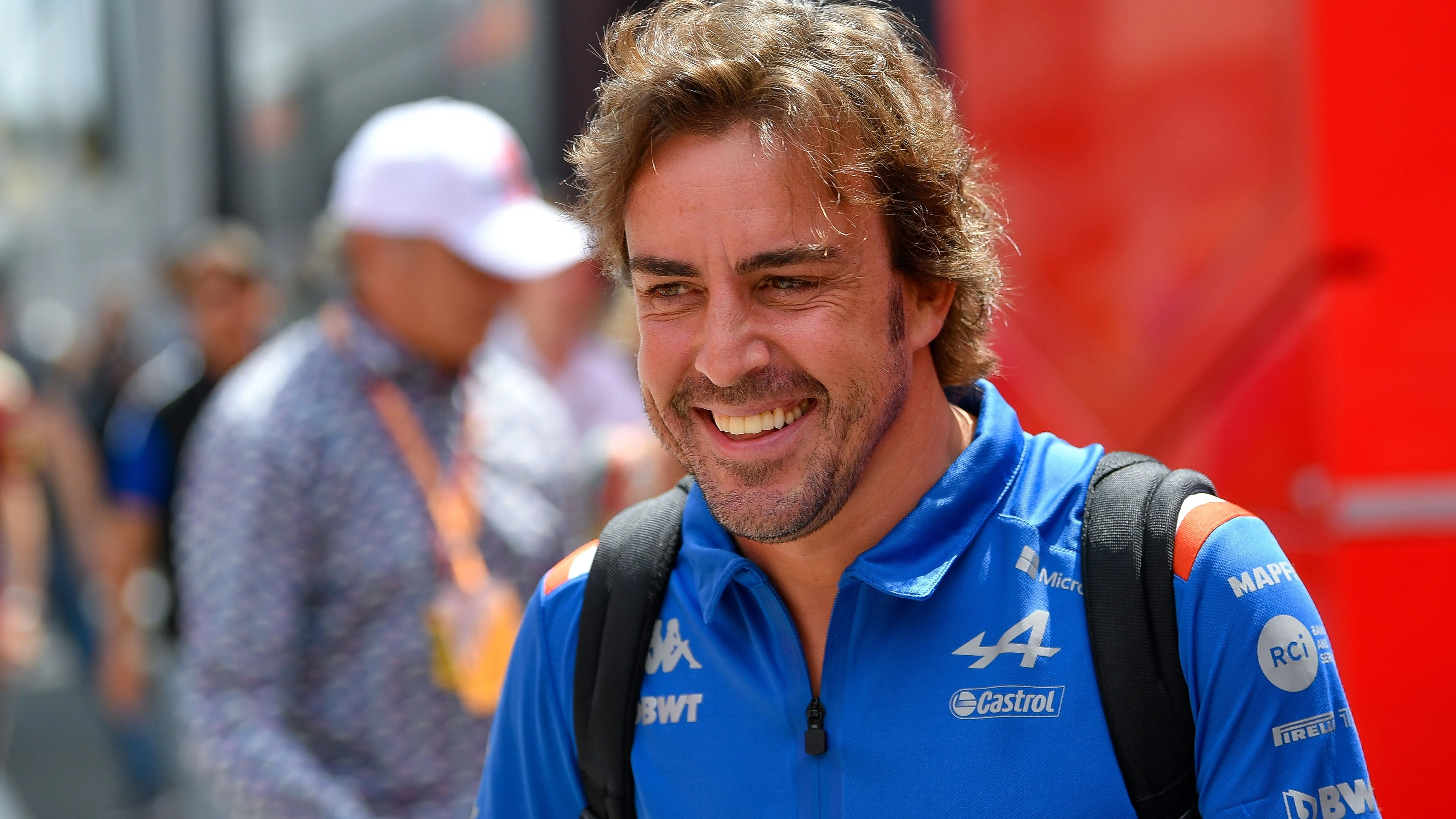 Fernando Alonso durante el Gran Premio de Hungr&iacute;a