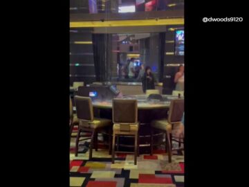 Inundación en un casino