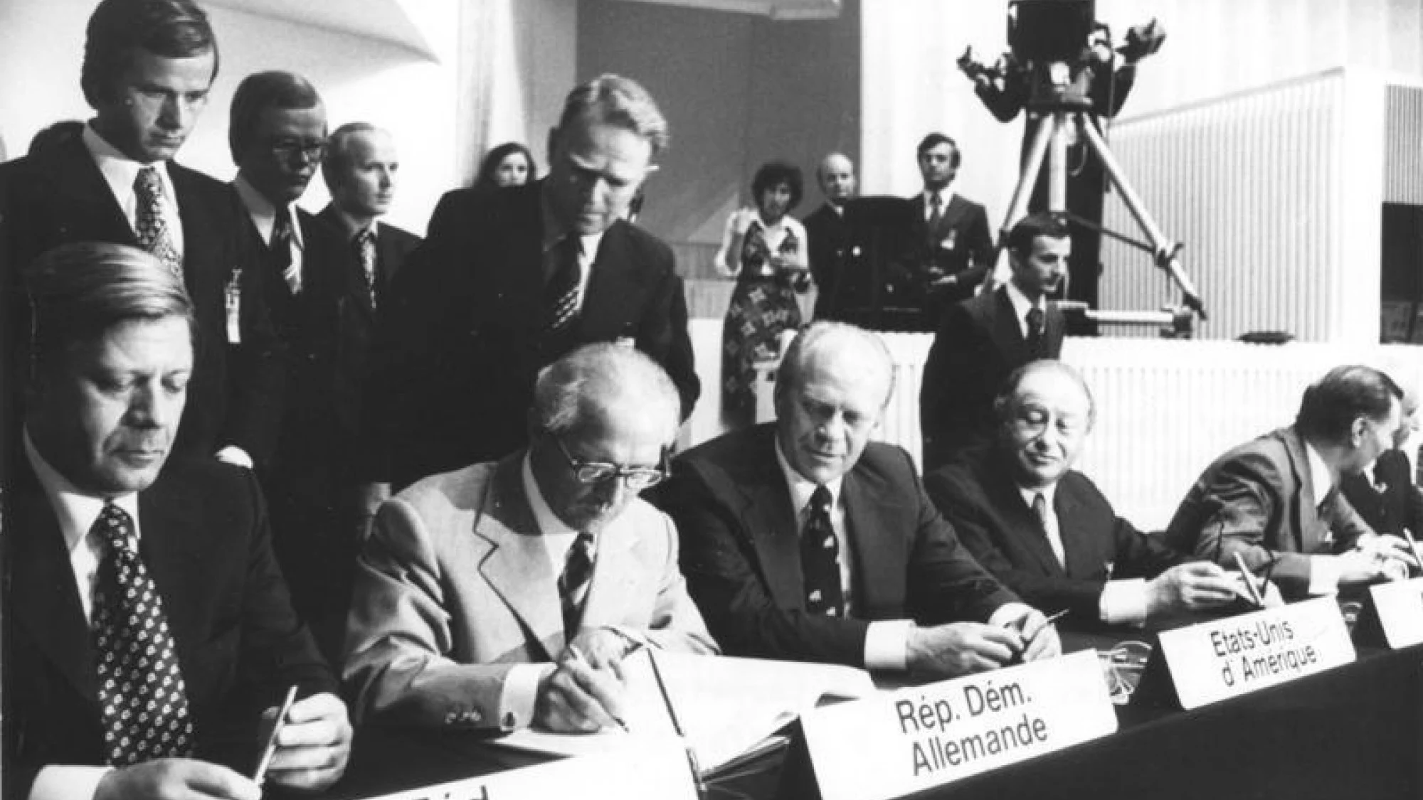 Firma del Acta de Helsinki