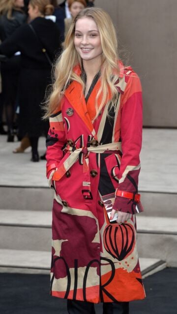 La actriz Hannah Dodd en un photocall