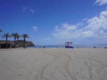 Playa de Carboneras, en Almería