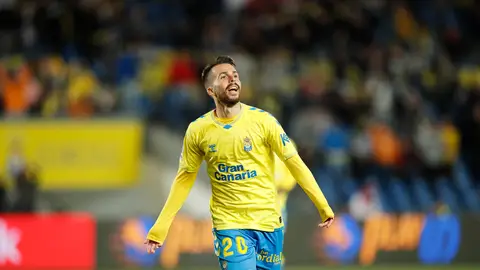 Kirian Rodríguez, en un partido con la UD Las Palmas Kirian Rodríguez, en un partido con la UD Las Palmas