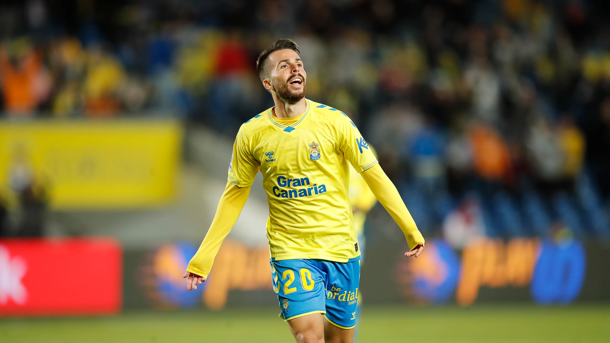 Kirian Rodr&iacute;guez, en un partido con la UD Las Palmas