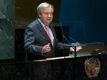 El secretario general de la ONU, Antonio Guterres El secretario general de la ONU, Antonio Guterres
