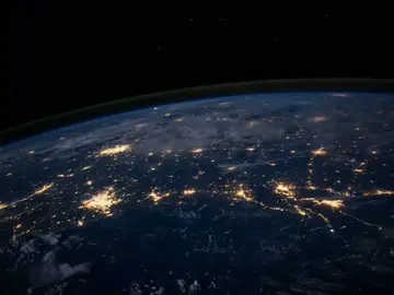 La Tierra, vista desde el espacio