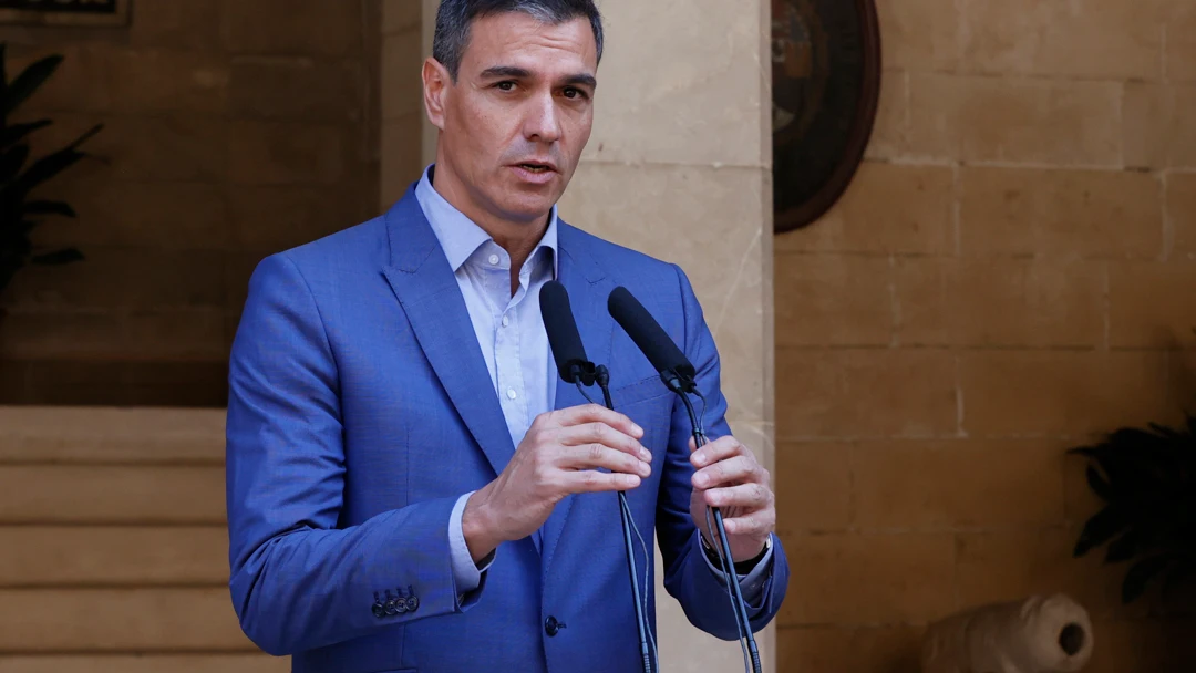 Pedro S&aacute;nchez en Palma de Mallorca. 
