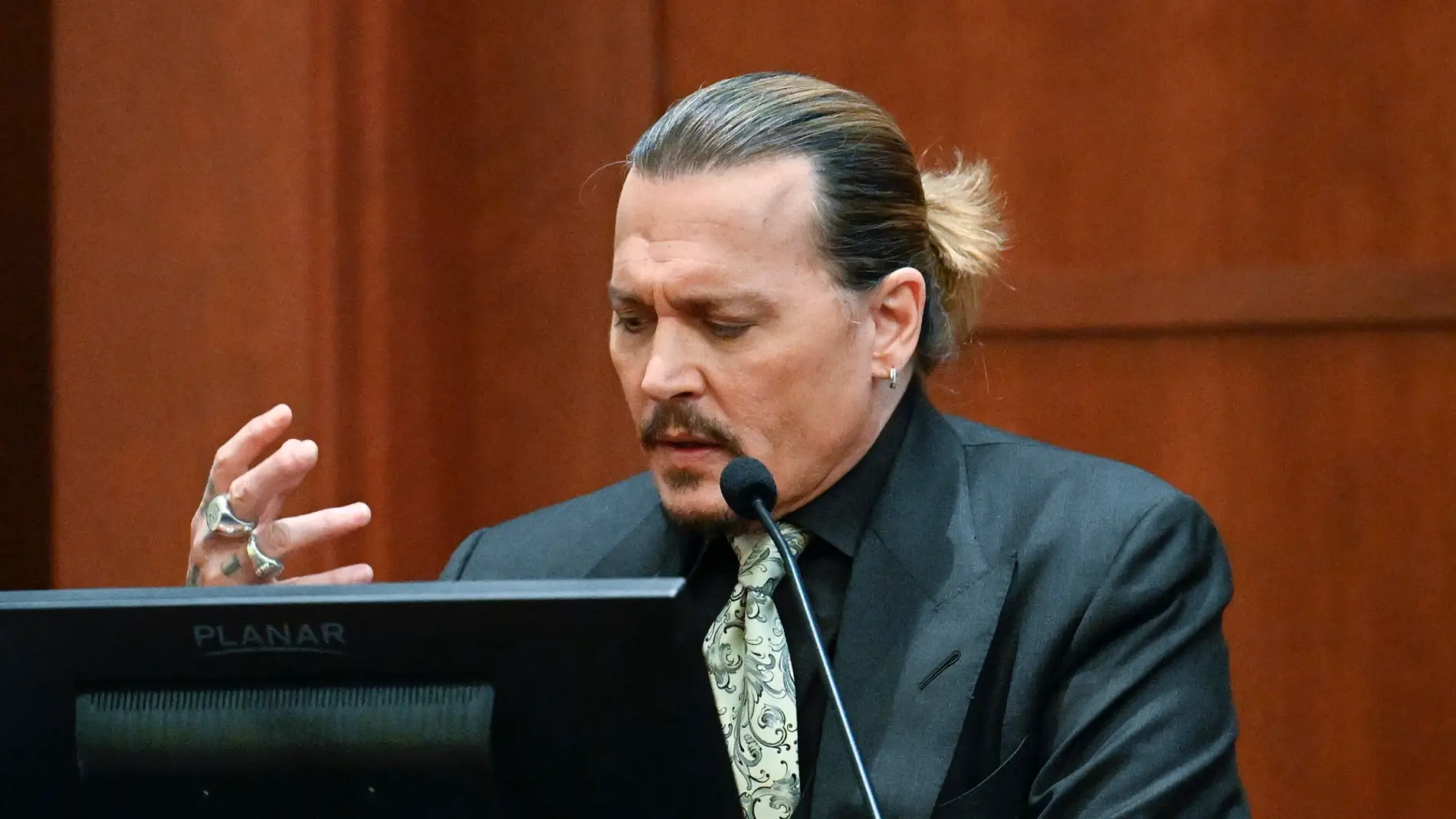 Johnny Depp en el juicio