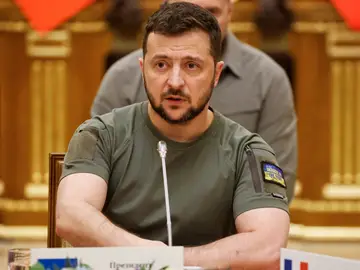 Volodímir Zelenski, presidente de Ucrania Volodímir Zelenski, presidente de Ucrania