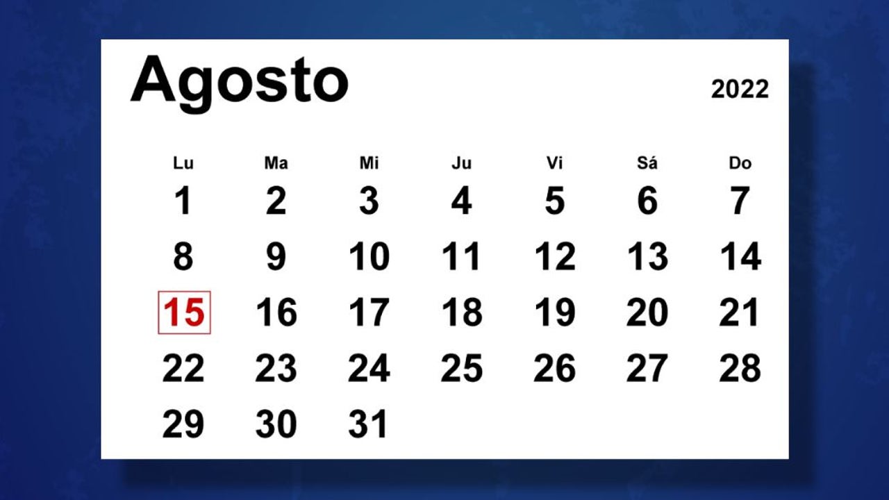 Il 15 Agosto Che Giorno è ¿Dónde es festivo el 15 de agosto en España en 2022?