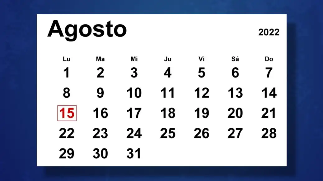 Las comunidades donde el 15 de agosto es festivo Las comunidades donde el 15 de agosto es festivo
