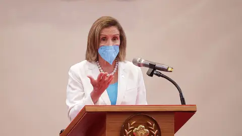 Nancy Pelosi en su visita a Taiwán Nancy Pelosi en su visita a Taiwán
