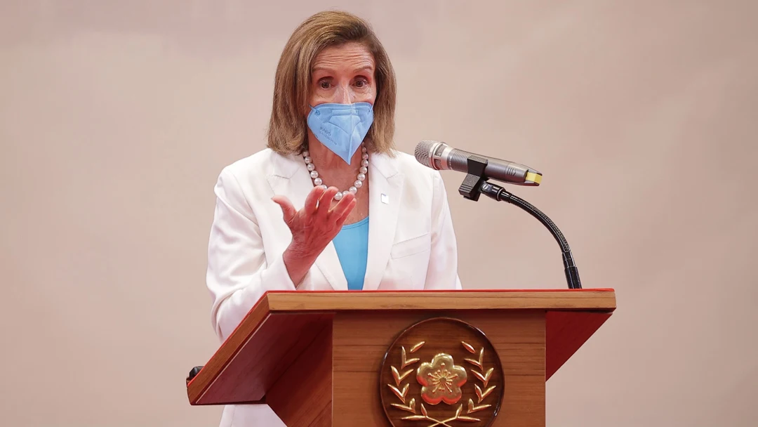 Nancy Pelosi en su visita a Taiwán Nancy Pelosi en su visita a Taiwán