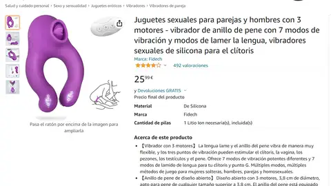 Juguete morado Juguete morado