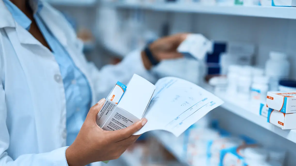 Imagen de archivo en una farmacia Imagen de archivo en una farmacia
