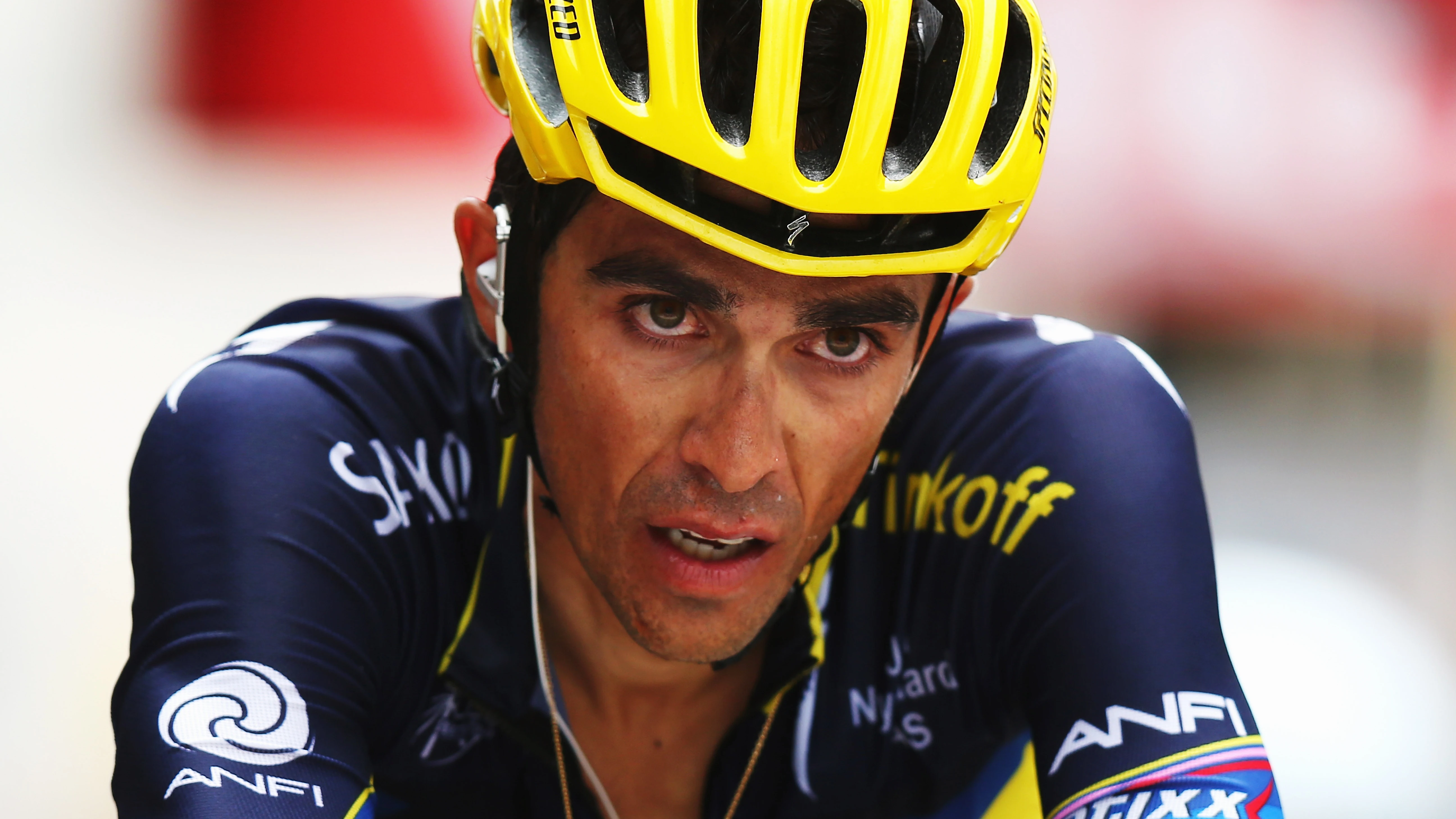 Alberto contador durante el Tour de Francia en 2013