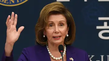 Nancy Pelosi en la Asamblea Nacional de Seúl Nancy Pelosi en la Asamblea Nacional de Seúl