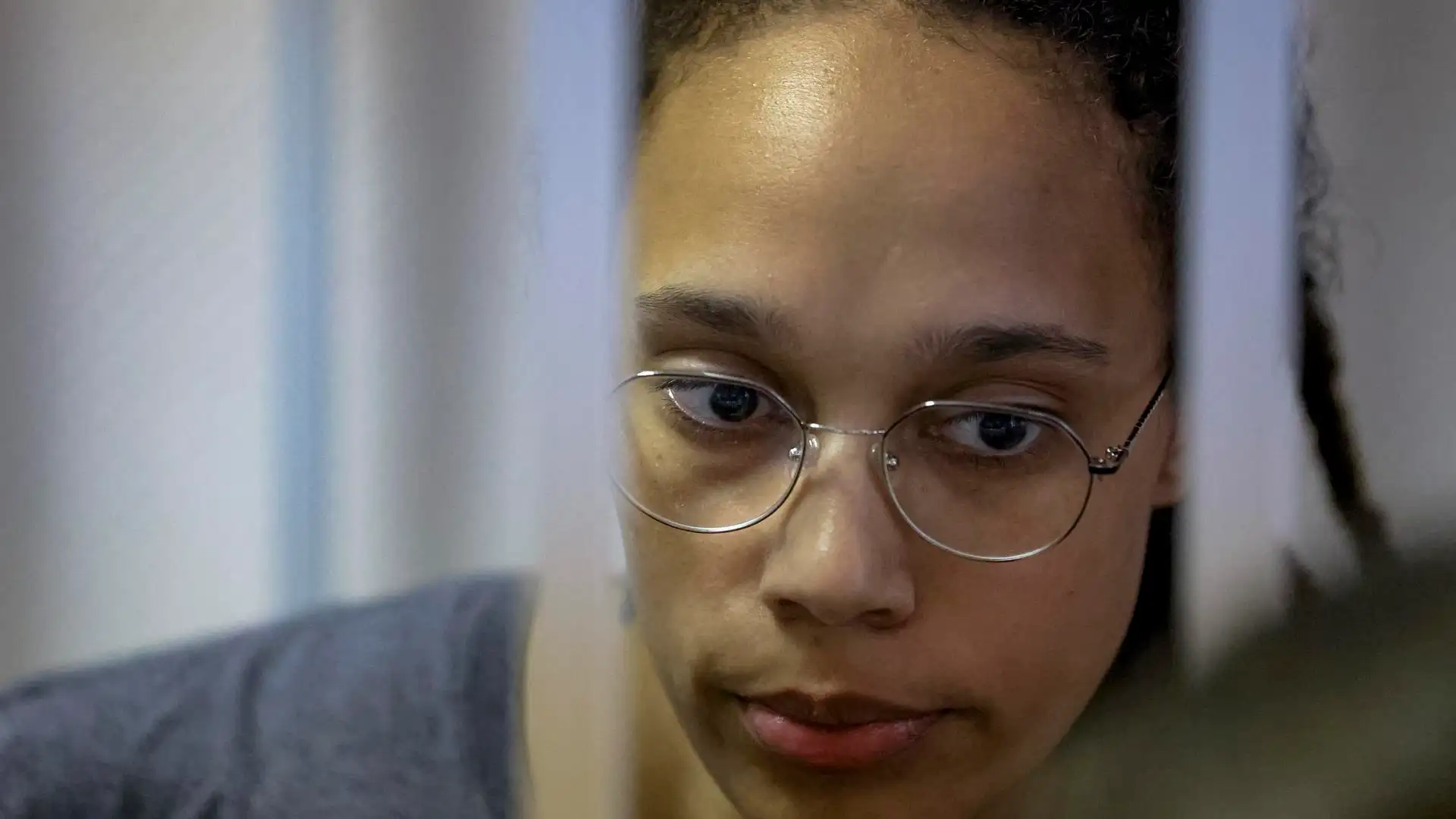 La jugadora estadounidense Brittney Griner, durante el juicio La jugadora estadounidense Brittney Griner, durante el juicio