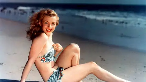 Marilyn Monroe, en una de sus fotos más míticas en la época de los años 40 Marilyn Monroe, en una de sus fotos más míticas en la época de los años 40