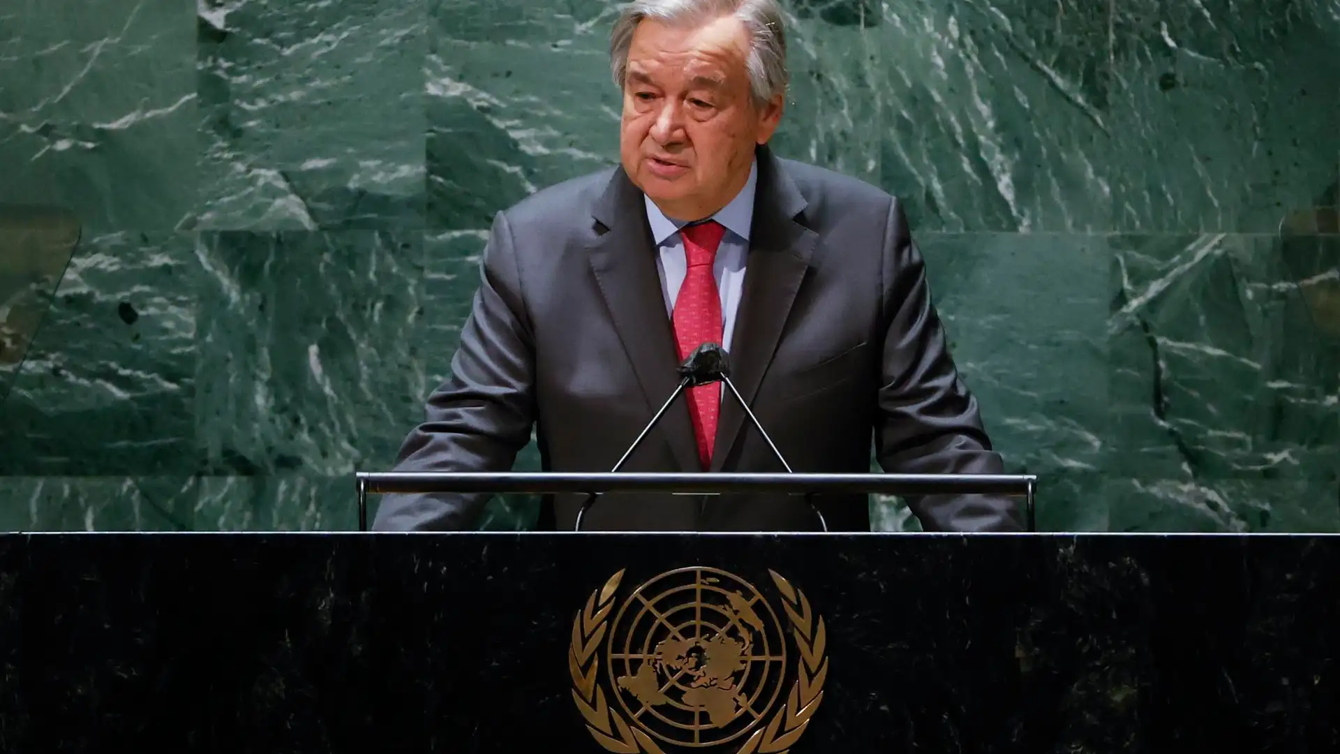 El secretario general de la ONU, António Guterres El secretario general de la ONU, António Guterres
