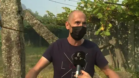 Enfado por el incendio en Caldas de Reis Enfado por el incendio en Caldas de Reis