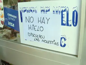 Desabastecimiento de hielo Desabastecimiento de hielo