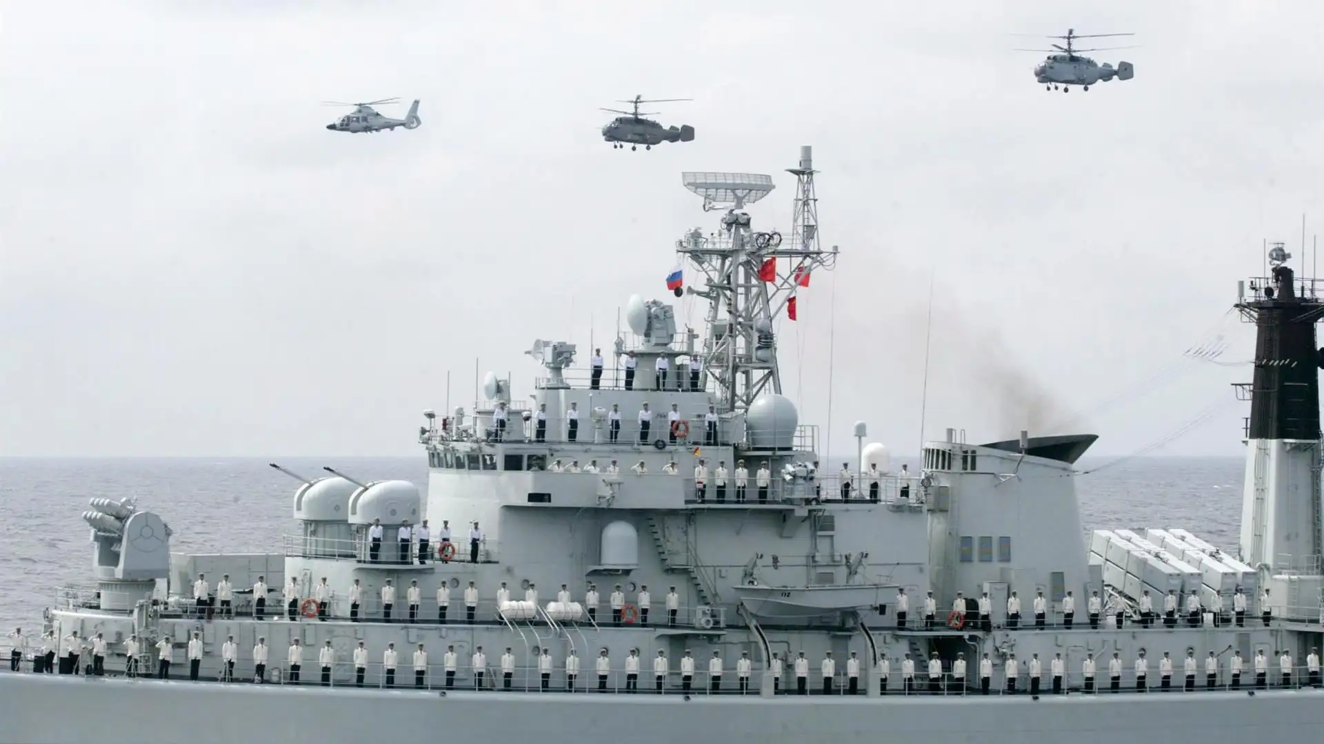 Un navío de la Armada china Un navío de la Armada china