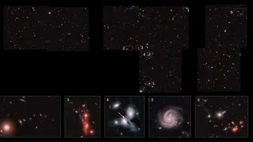 Imágenes captadas por el telescopio James Webb