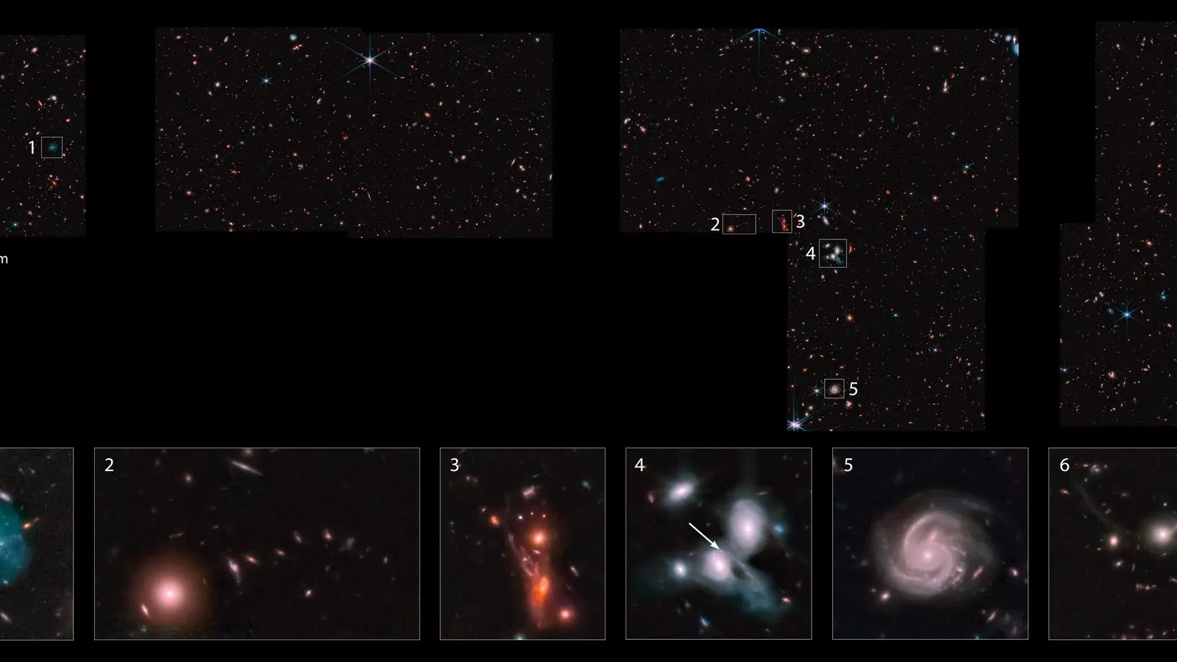 Imágenes captadas por el telescopio James Webb Imágenes captadas por el telescopio James Webb