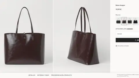 Maxibolso de piel sintética Maxibolso de piel sintética