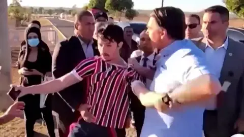 Agresión Bolsonaro Agresión Bolsonaro