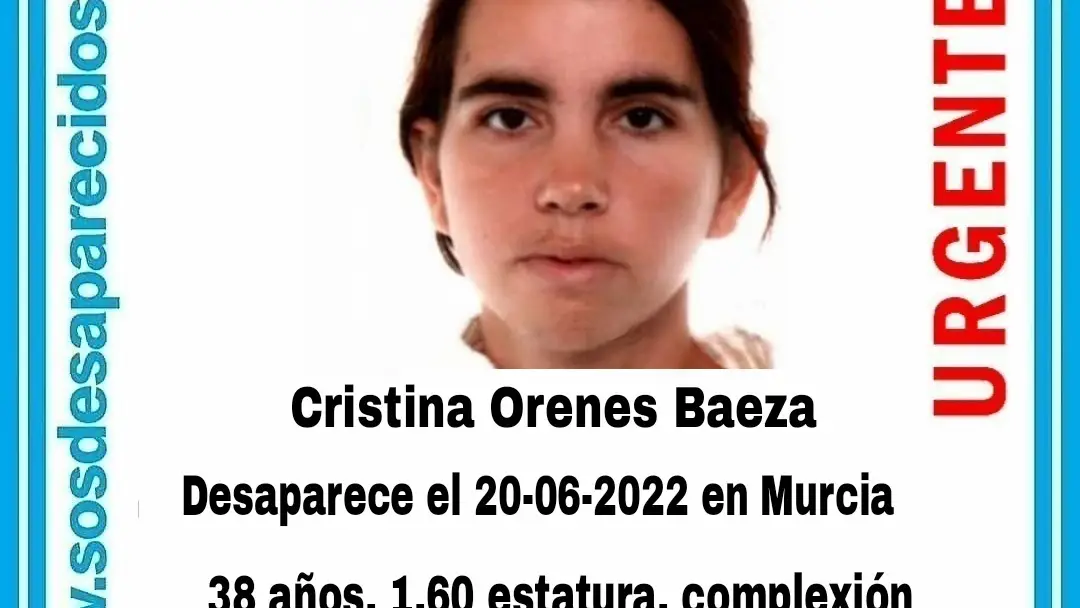 Desaparecido una mujer de 38 a&ntilde;os en Murcia