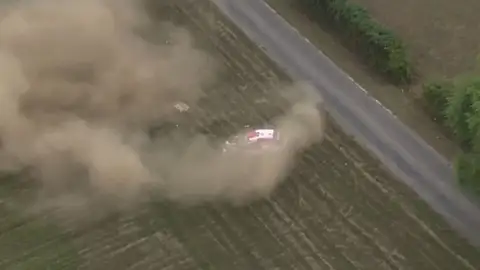 Así fue el espectacular accidente de Rovanpera en el Rally de Ypres Así fue el espectacular accidente de Rovanpera en el Rally de Ypres