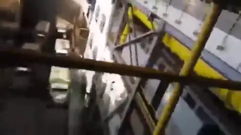 Interior de la central nuclear de Zaporiyia zaporiyia