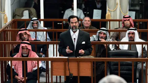 Durante el juicio, se acusó al líder del asesinato de 143 Chiitas Durante el juicio, se acusó al líder del asesinato de 143 Chiitas