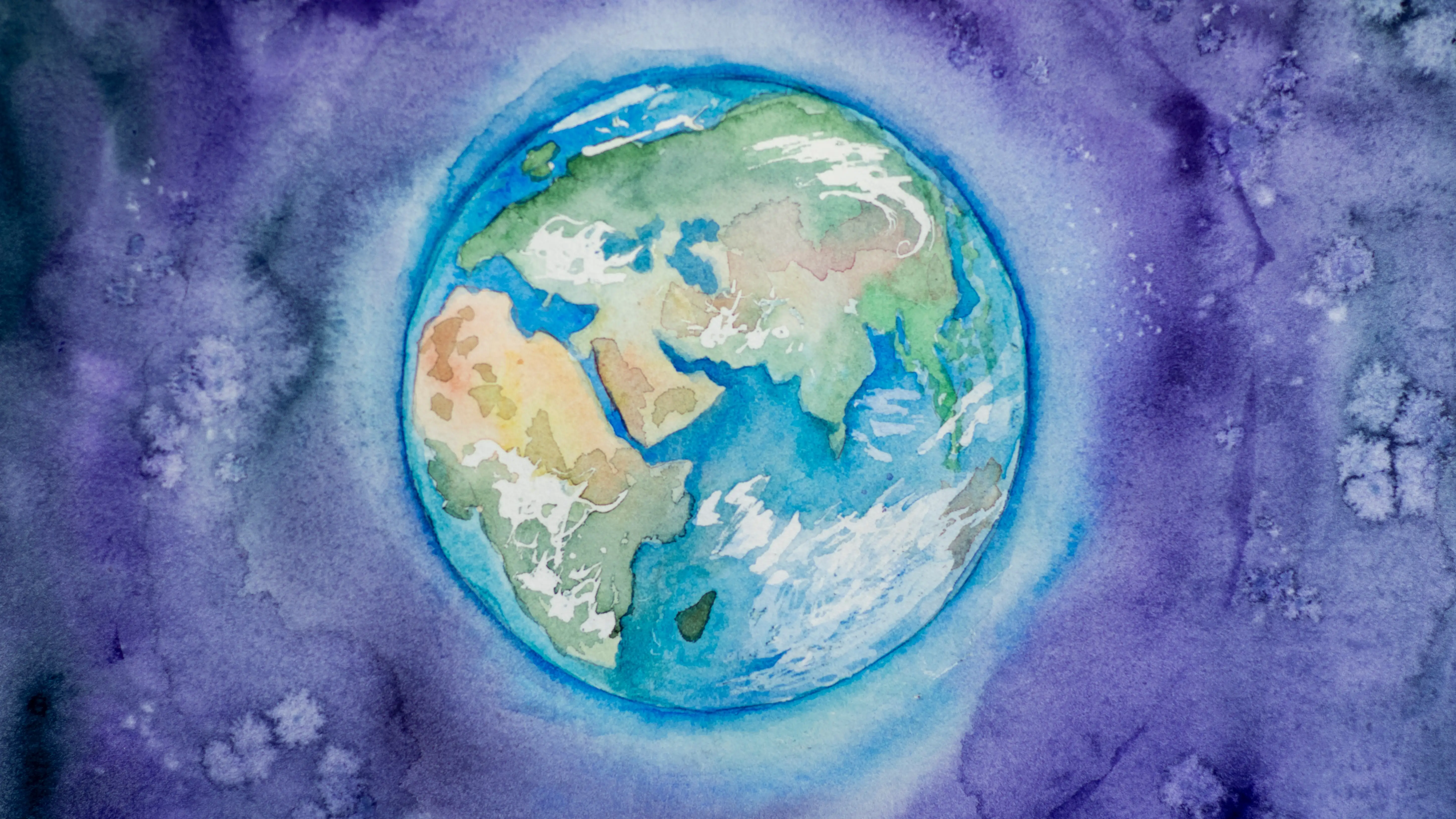 Un dibujo de la Tierra Un dibujo de la Tierra