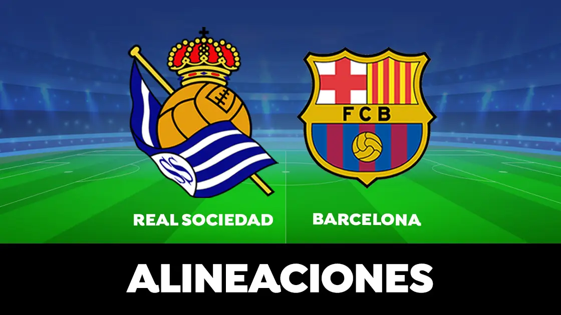 Alineación del Barcelona frente a la Real Sociedad en el partido de LaLiga Alineación del Barcelona frente a la Real Sociedad en el partido de LaLiga