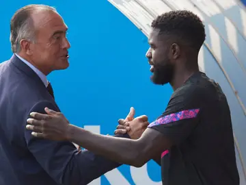 Samuel Umtiti en una imagen de archivo. Samuel Umtiti en una imagen de archivo.