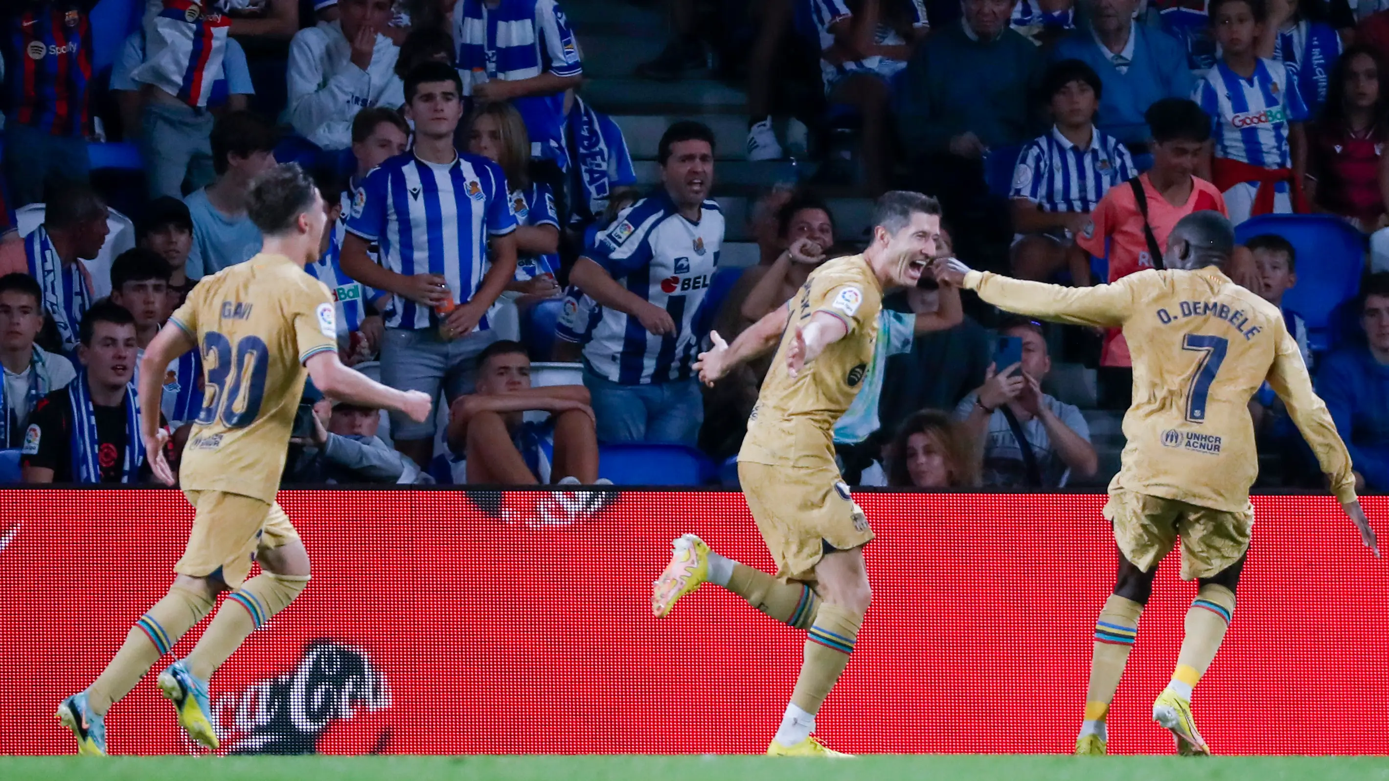 Real Sociedad - Barcelona: Gol de Ansu Fati, en directo (1-4)