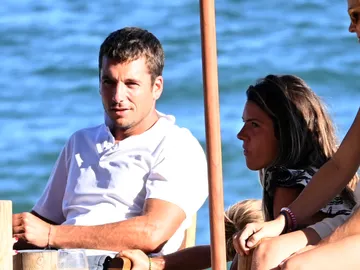 Laura Matamoros y Benji Aparicio en Marbella Laura Matamoros y Benji Aparicio en Marbella
