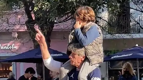Captura del v&iacute;deo del menor perdido