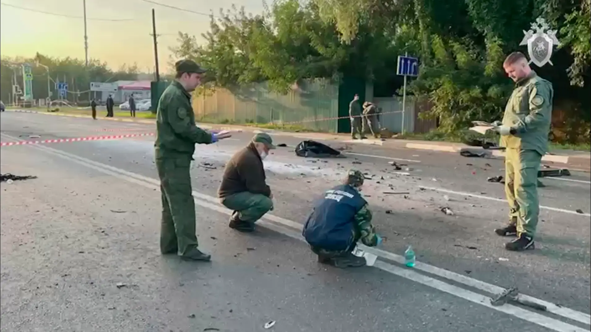 La carretera de Moscú donde falleció Darya Dugina La carretera de Moscú donde falleció Darya Dugina