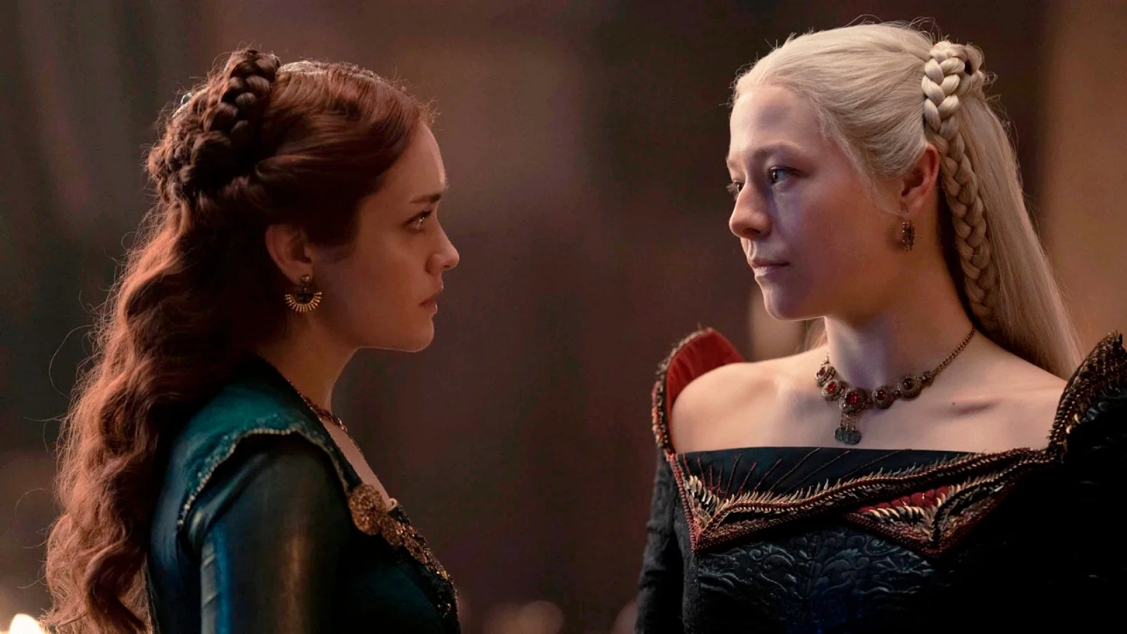 Emma D'Arcy y Olivia Cooke en 'La Casa del Dragón' Emma D'Arcy y Olivia Cooke en 'La Casa del Dragón'