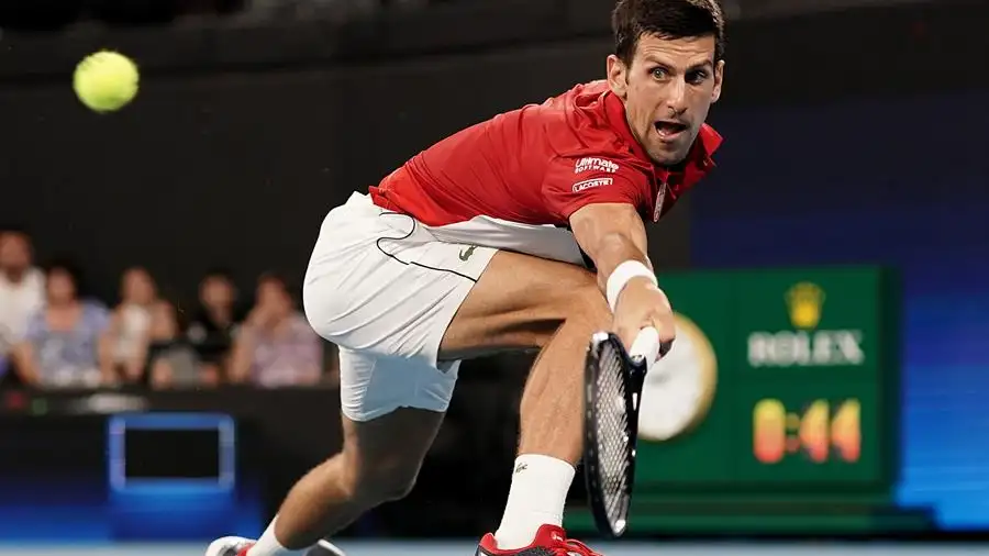 Novak Djokovic durante un partido Novak Djokovic durante un partido