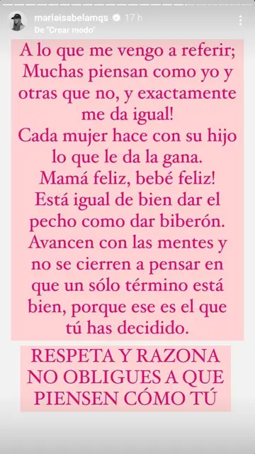 Instagram María Isabel Instagram María Isabel