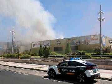 Incendio en Centro Comercial Heron City de Las Rozas