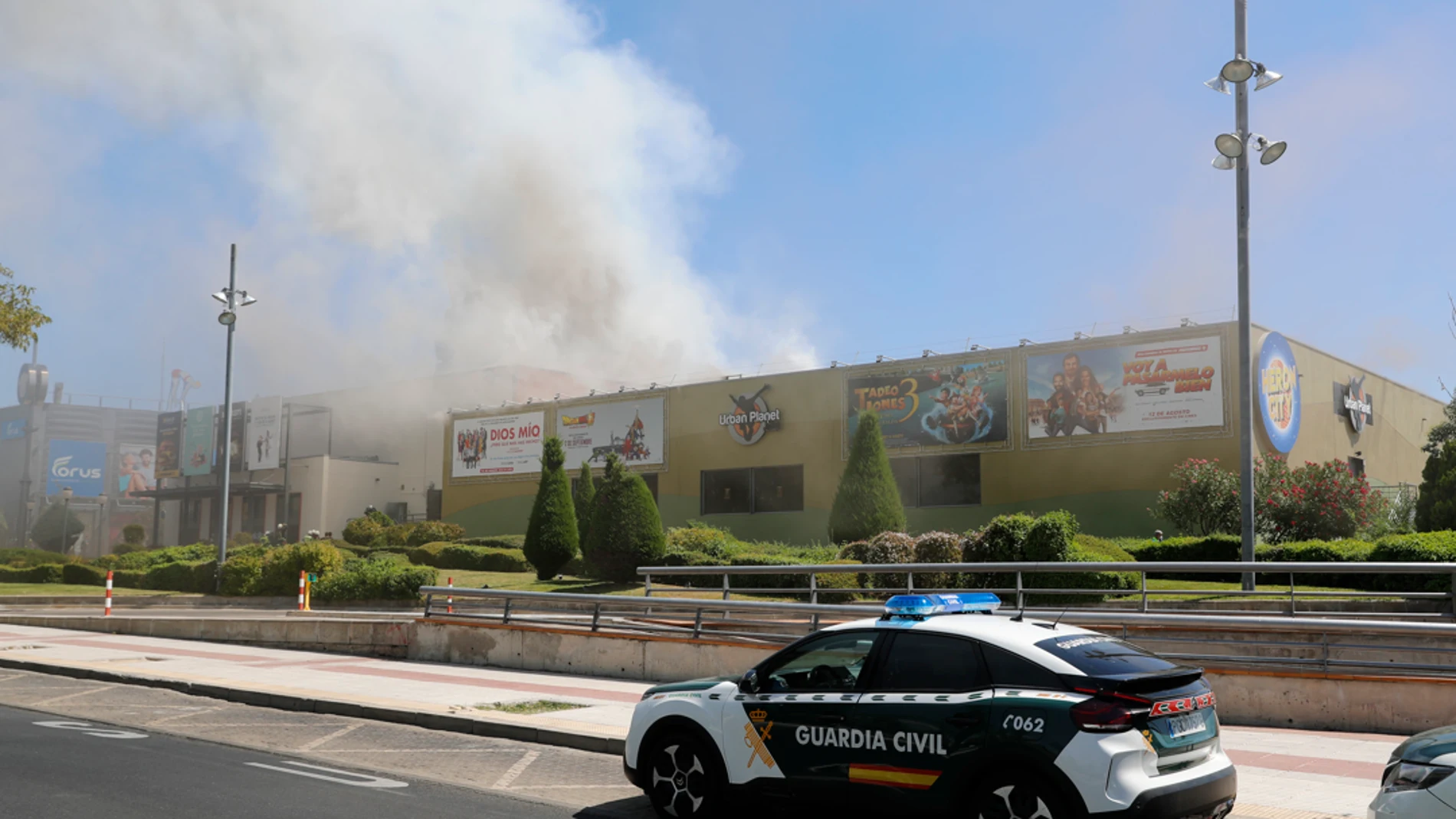Incendio en Centro Comercial Heron City de Las Rozas