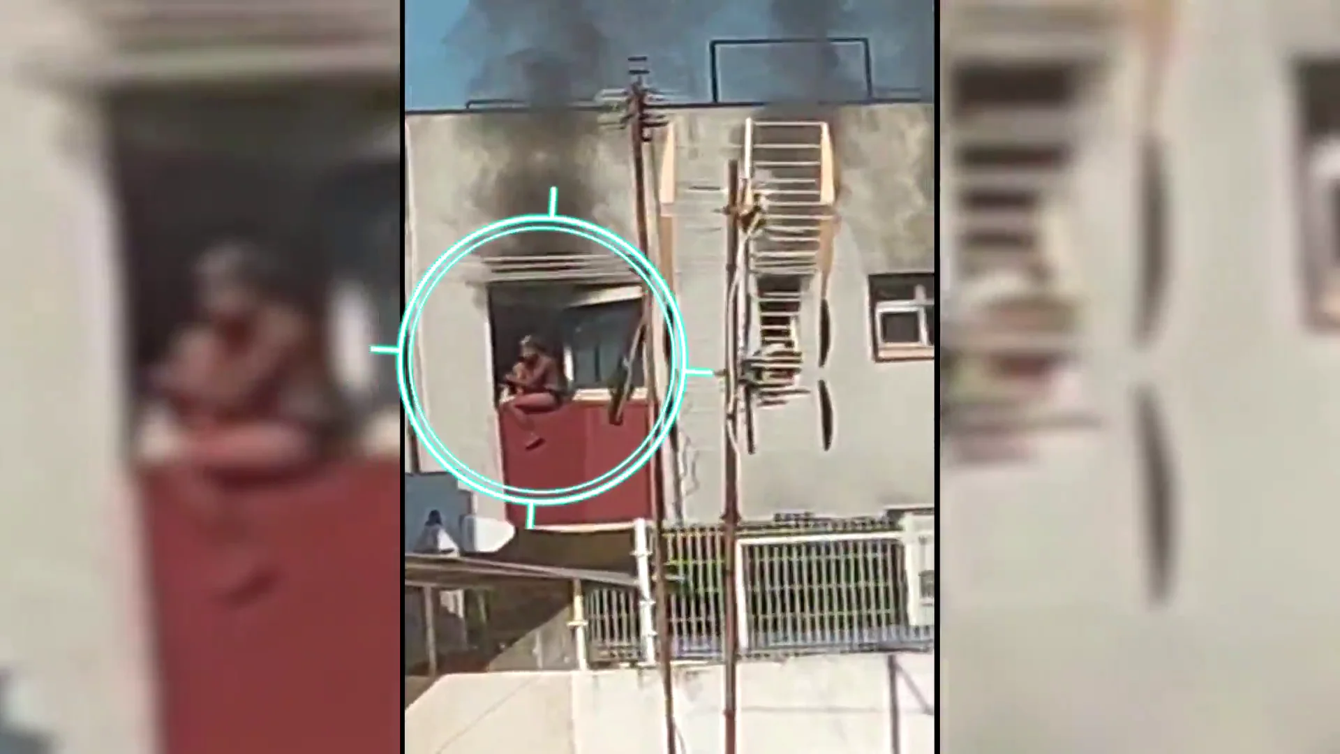 Dos menores, en estado cr&iacute;tico tras saltar del quinto piso de un edificio en llamas en Badalona