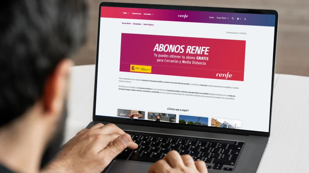 Los abonos de Renfe gratis de tren se pueden solicitar a partir del 24 de agosto Los abonos de Renfe gratis de tren se pueden solicitar a partir del 24 de agosto