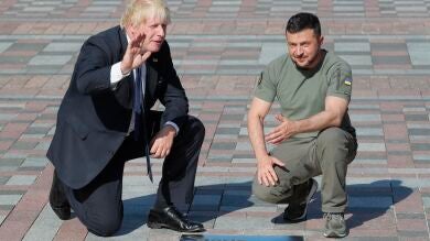 Boris Johnson anuncia un nuevo paquete de ayuda a Ucrania en su visita sorpresa a Kiev